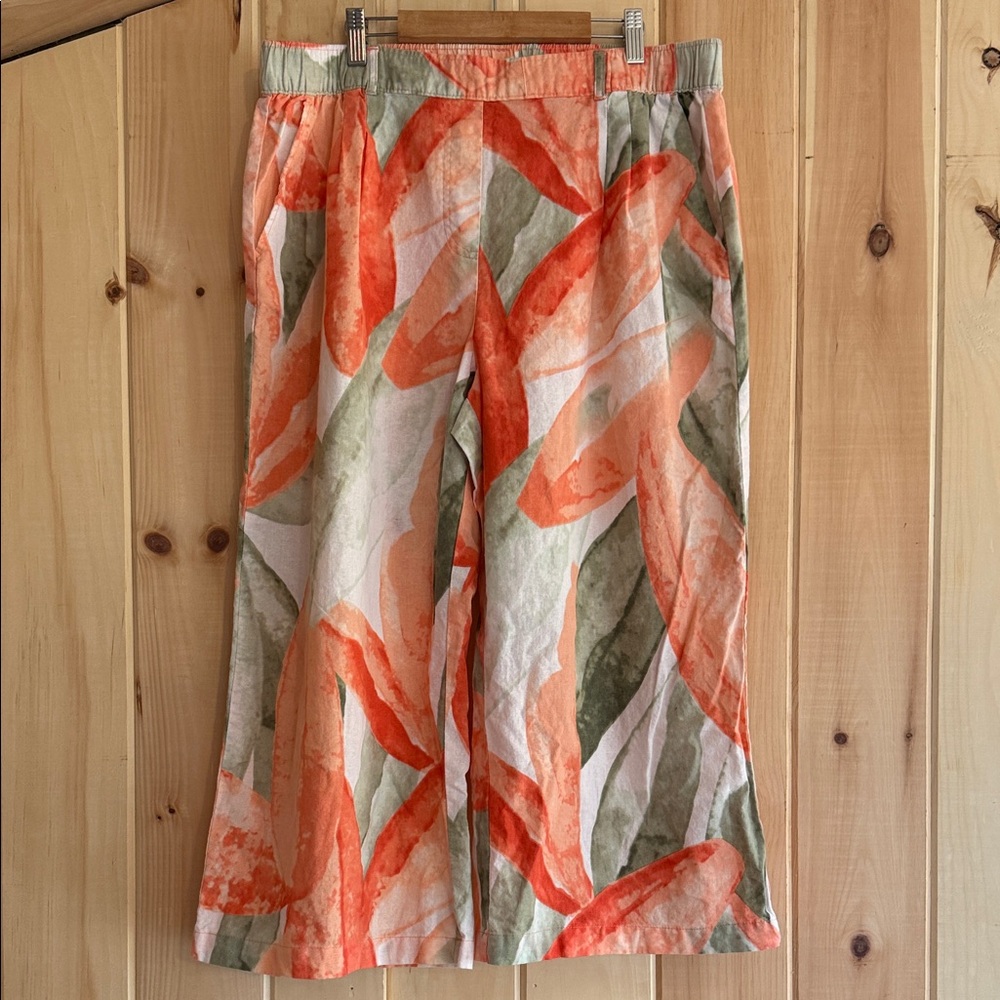 🙂 Esmara Abstract Floral Patterned Wide-Leg Pants